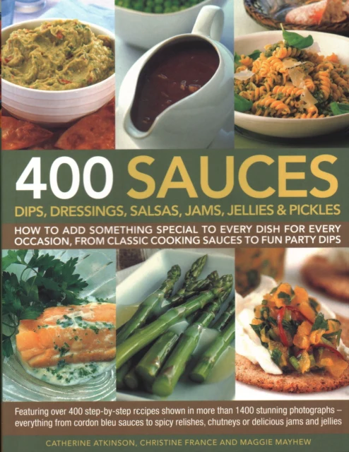 400 Sauces, Dips, Dressings, Salsas, Jams, Jellies & Pickles - Image 2