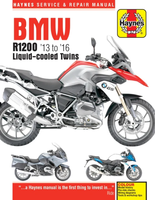 BMW R1200 dohc liquid-cooled Twins (13 - 16) Haynes Repair Manual - Image 2