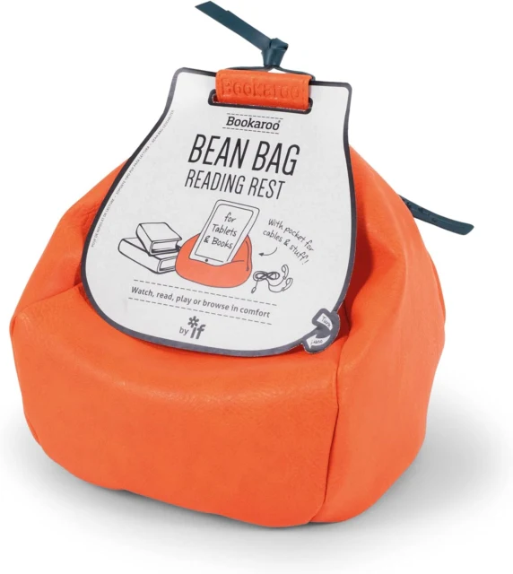 Bookaroo Bean Bag Reading Rest - Orange - Image 2