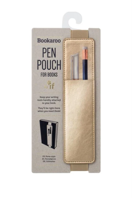 Bookaroo Pen Pouch - Gold - Image 2