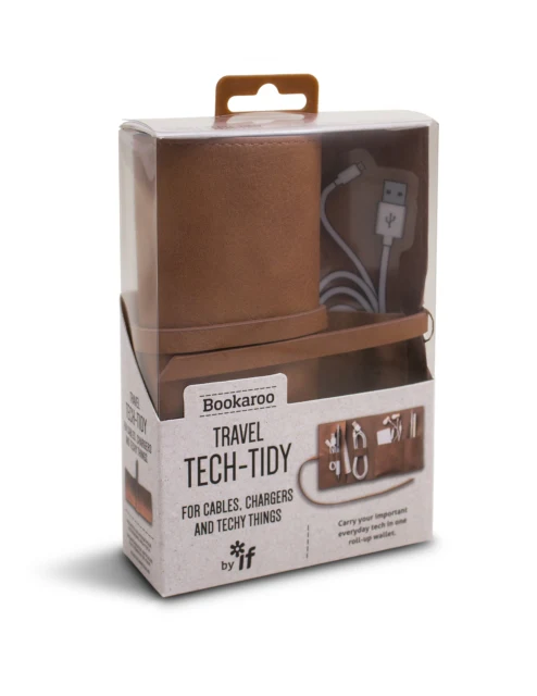 Bookaroo Travel Tech-Tidy - Brown - Image 2
