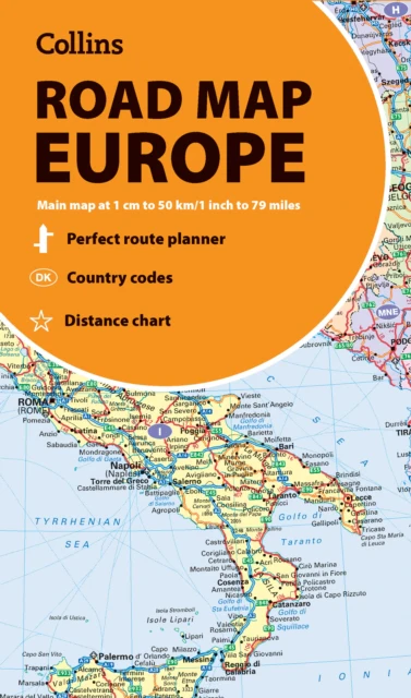 Collins Road Map of Europe - Image 2