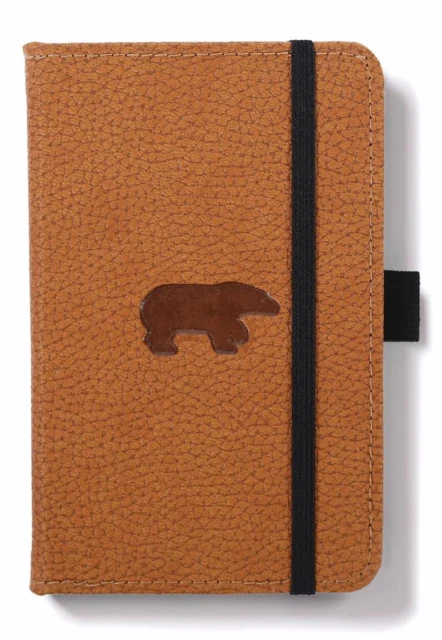Dingbats A6 Pocket Wildlife Brown Bear Notebook - Lined