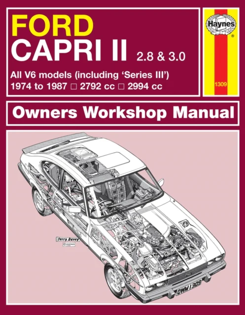 Ford Capri II (and III) 2.8 & 3.0 V6 (74 - 87) Haynes Repair Manual - Image 2