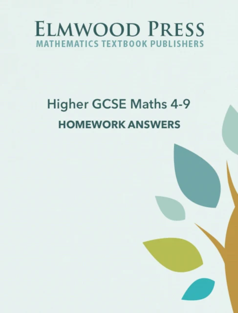 Higher GCSE Maths 4-9 Homework Answers - Image 2
