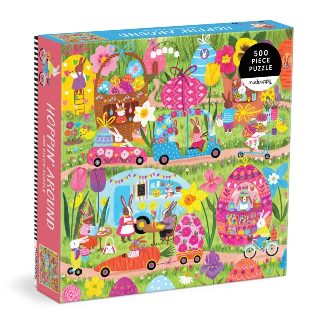 Hoppin' Around 500 Piece Family Puzzle - Image 2