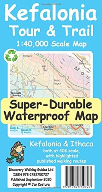 Kefalonia Tour and Trail Map - Image 2