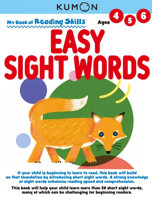Kumon My Bk of Reading Skills: Easy Sight Words - Image 2