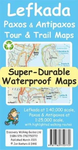 Lefkada, Paxos and Antipaxos Tour and Trail Maps - Image 2