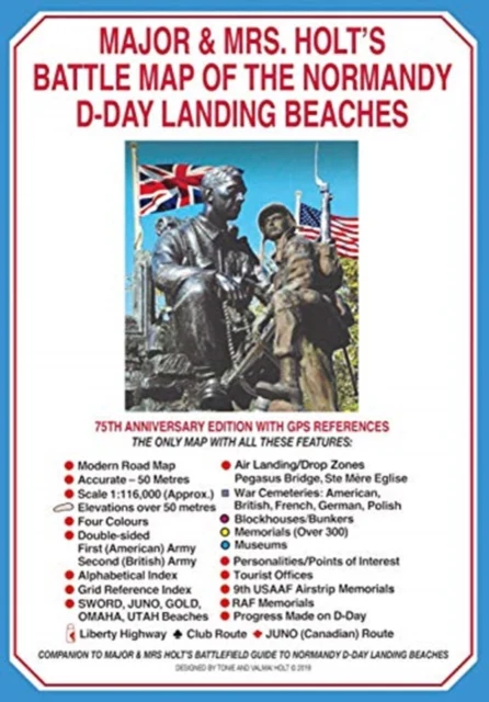 Major & Mrs Holt's Battle Map of The Normandy D-Day Landing Beaches (Map) - Image 2