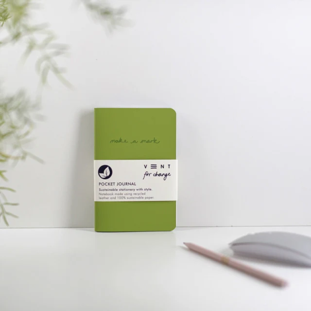 Make a Mark A6 Pocket Journal - Green