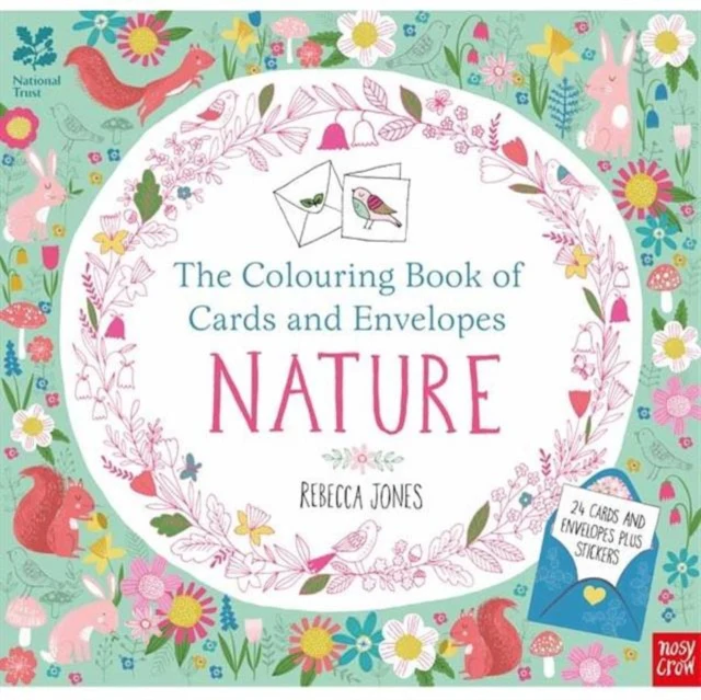 National Trust: The Colouring Book of Cards and Envelopes - Nature - Image 2