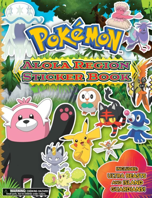 Pokemon Alola Region Sticker Book - Image 2