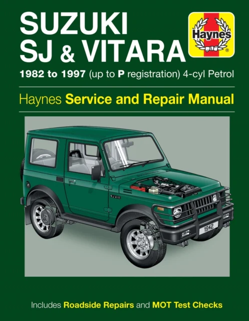 Suzuki SJ Series, Samurai & Vitara (4-cyl) Petrol (82 - 97) Haynes Repair Manual - Image 2