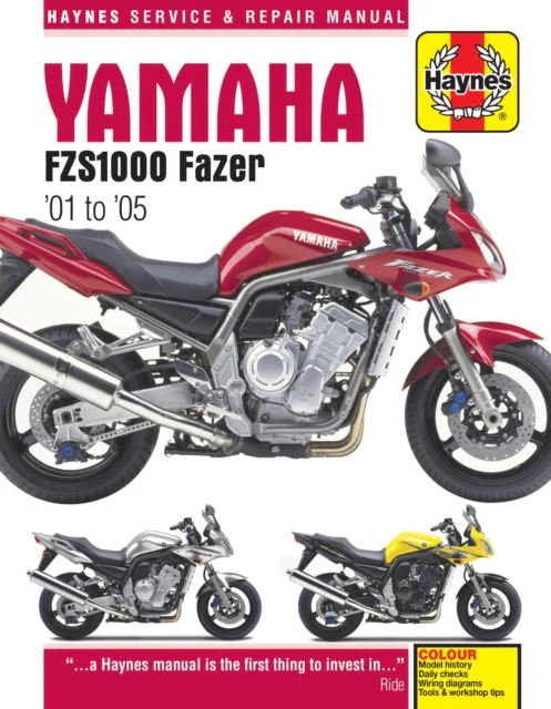 Yamaha FZS1000 Fazer (01 - 05) Haynes Repair Manual - Image 2